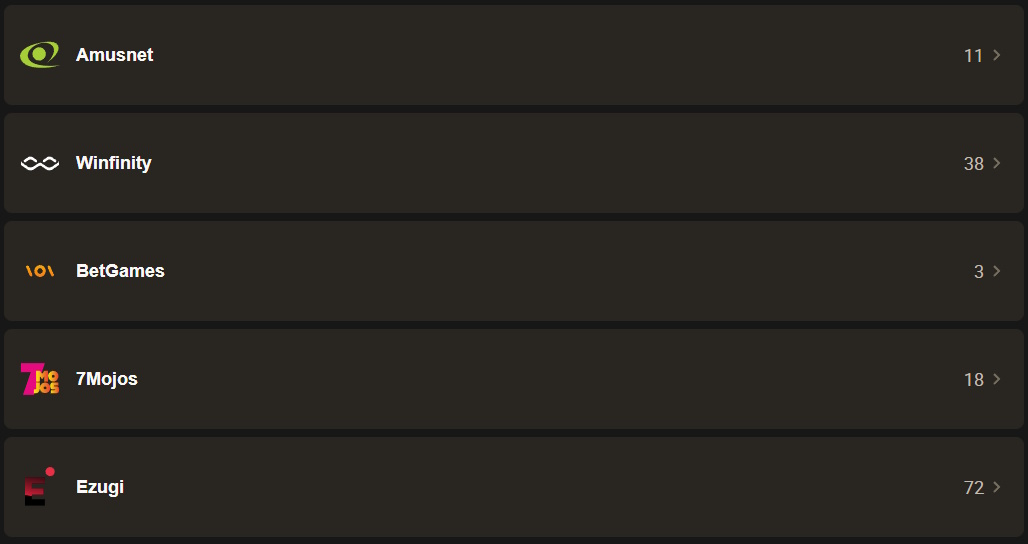 Провайдери Dude bet